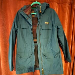 LL Bean Mountain Classic Water Resistant Jacket - Large. Spruce Green